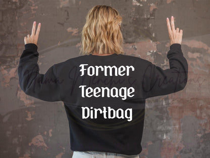 Former Teenage Dirtbag Sublimation DTF PNG Digital Download