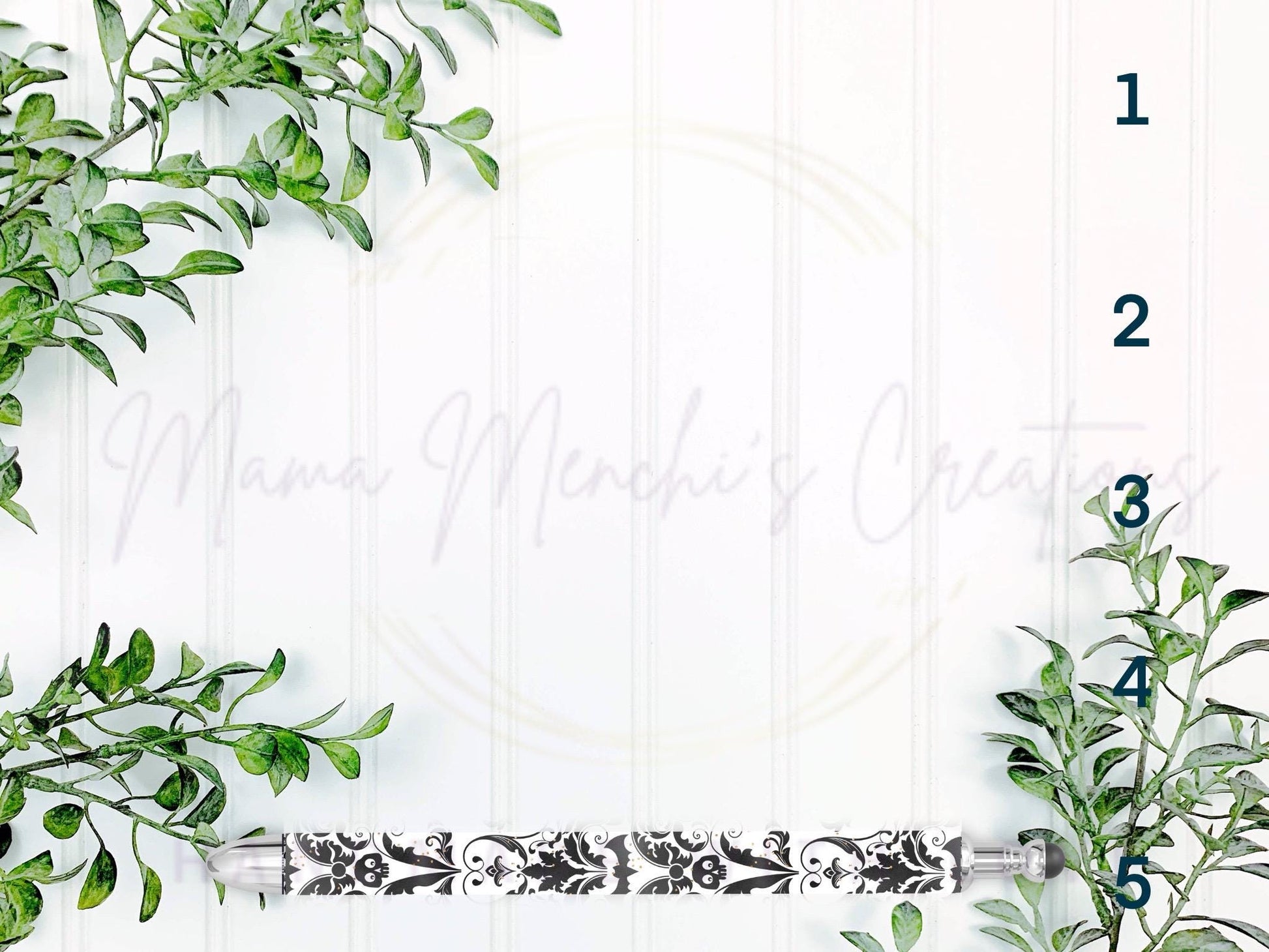 Creepy Halloween Mermaid Themed Spooky Refillable Gel Pen