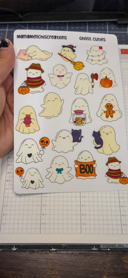 Ghost Matte Sticker Sheet – Bujo Planner Stickers