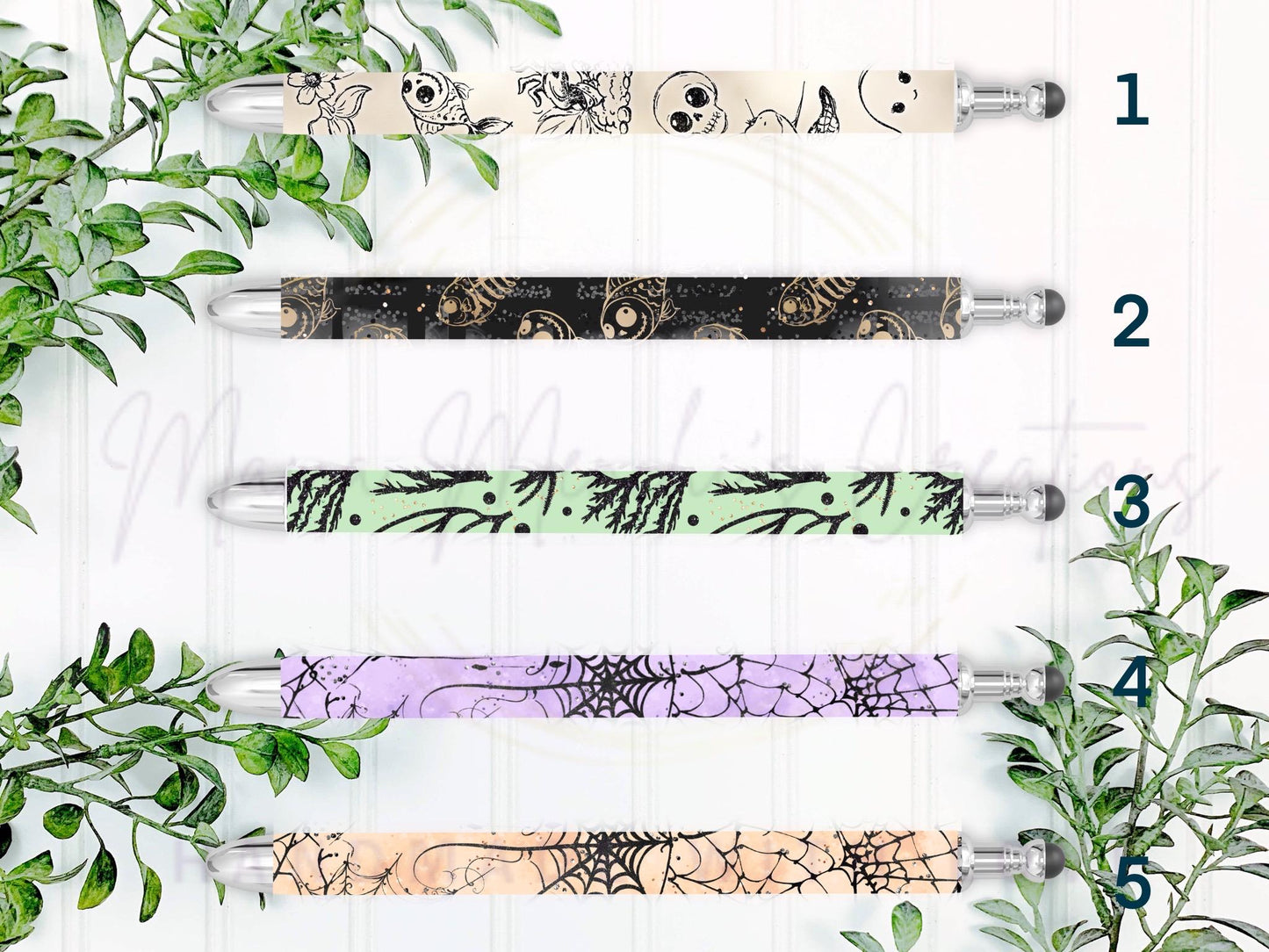 Halloween Dark Mermaid Spooky Refillable Gel Pen