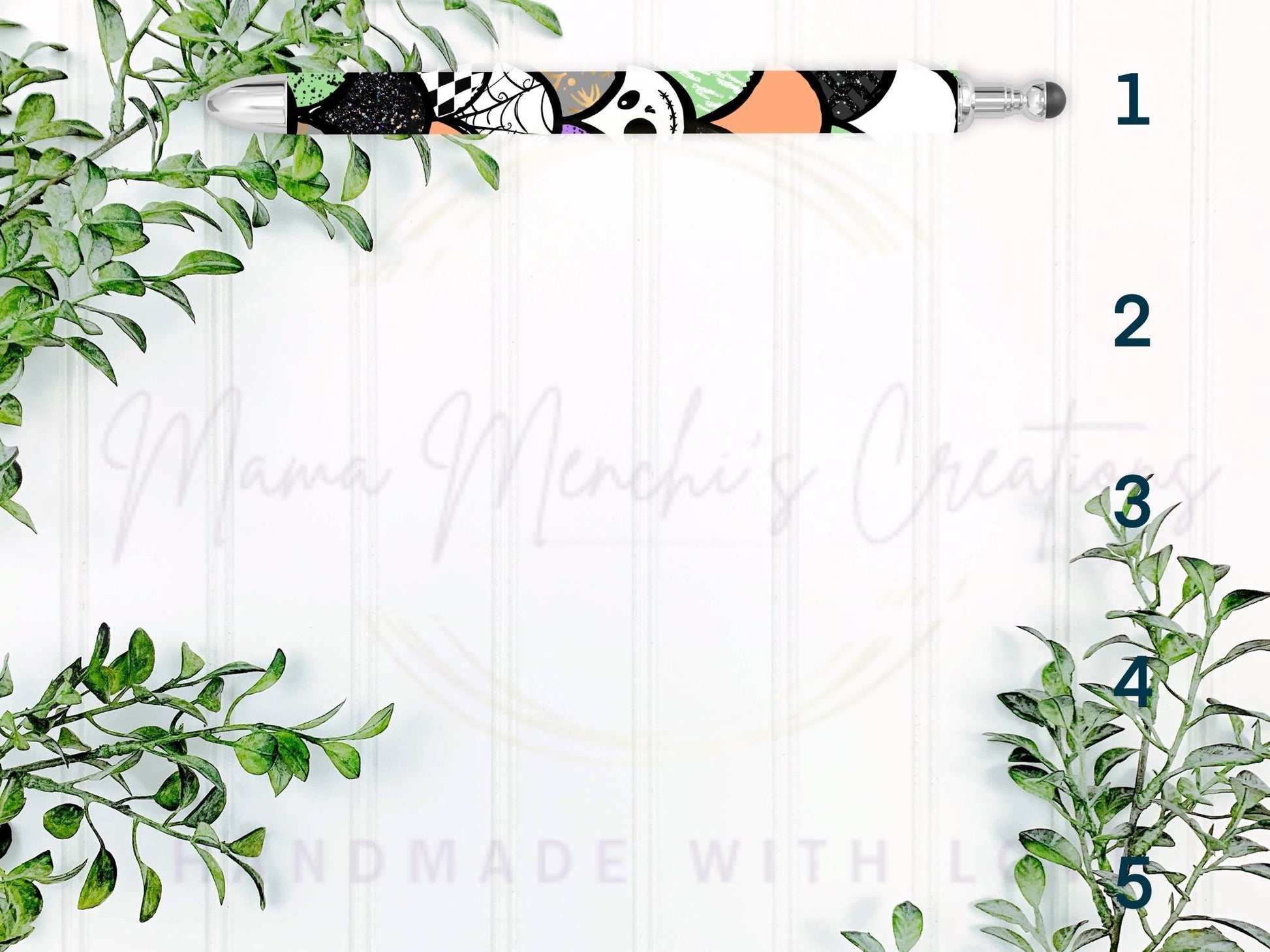 Creepy Halloween Mermaid Themed Spooky Refillable Gel Pen