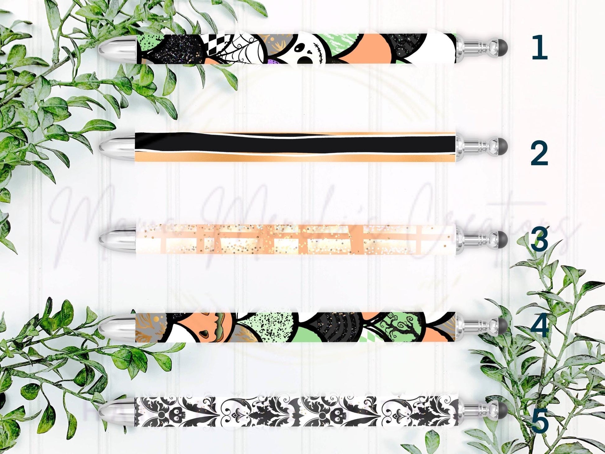 Creepy Halloween Mermaid Themed Spooky Refillable Gel Pen