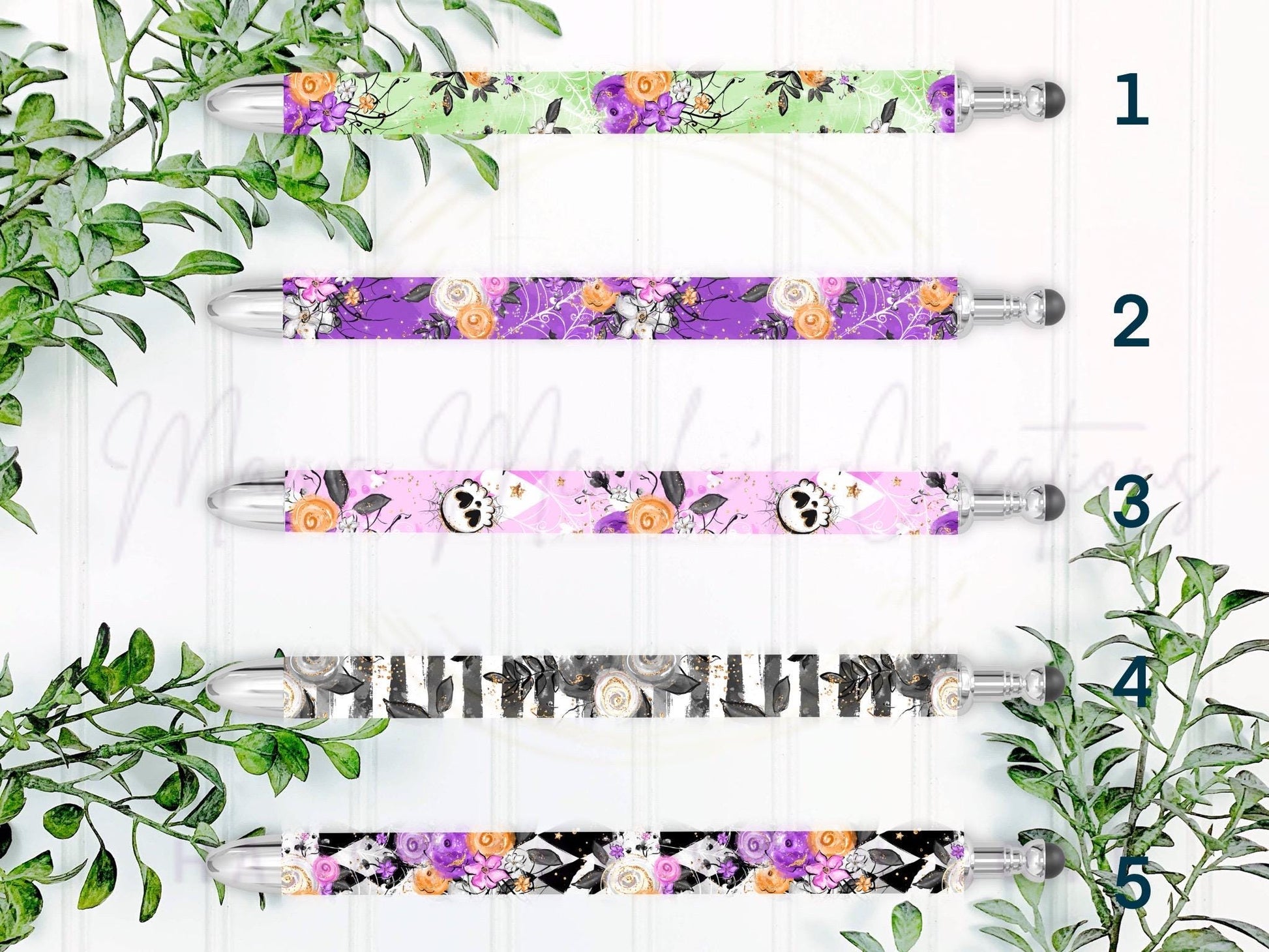 Pastel Spooky Halloween Refillable Gel Pen