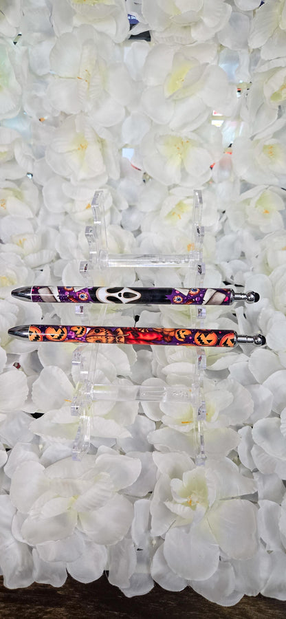 Spooky Horror Ghost Face Pen Refillable Gel Pen