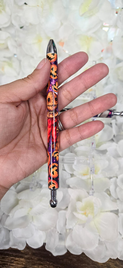 Spooky Horror Ghost Face Pen Refillable Gel Pen