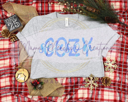 Cozy Season Christmas Winter Sublimation DTF PNG Digital Download