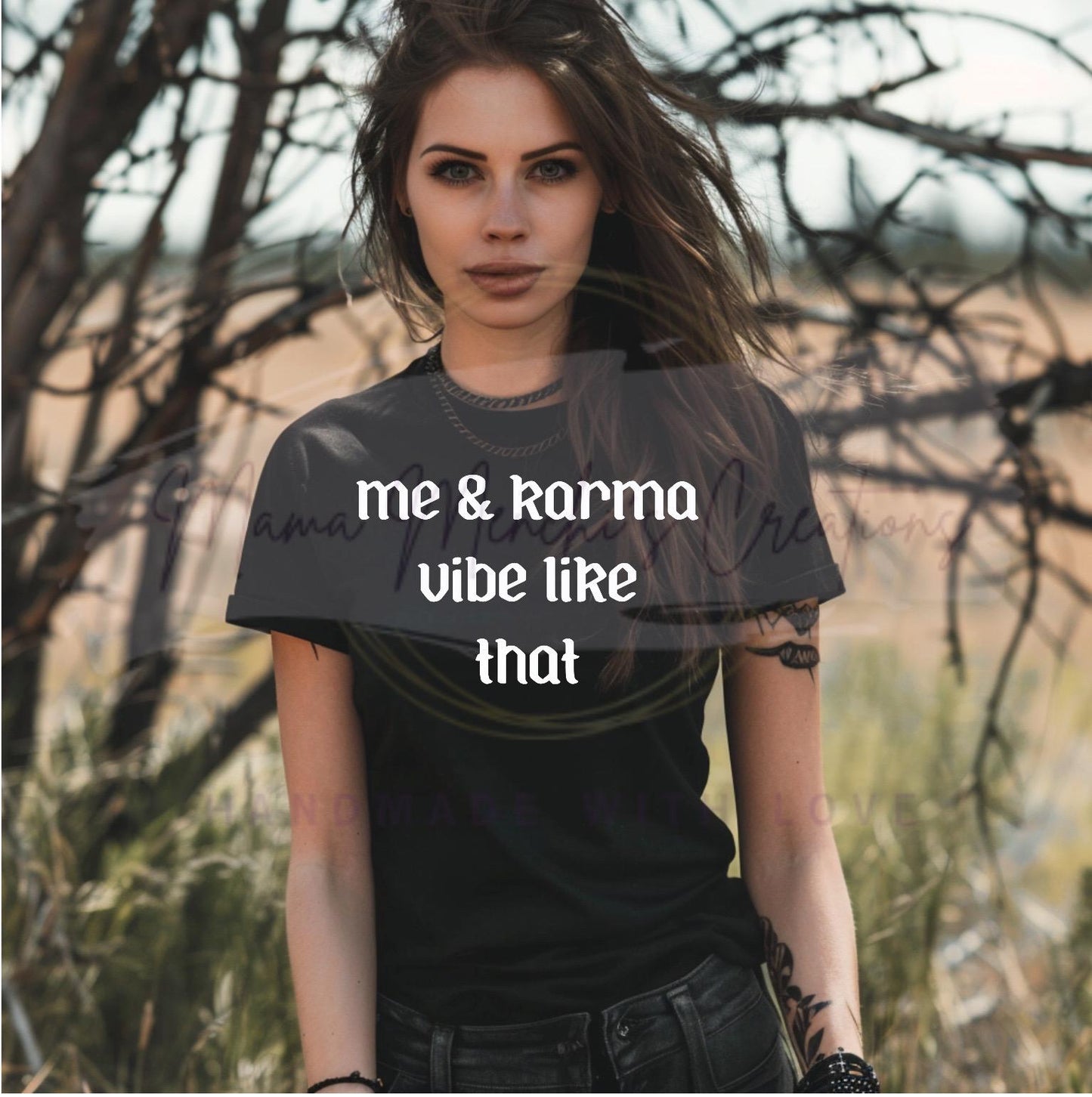 Me and Karma Vibe Like That Sublimation DTF PNG SVG Digital Download