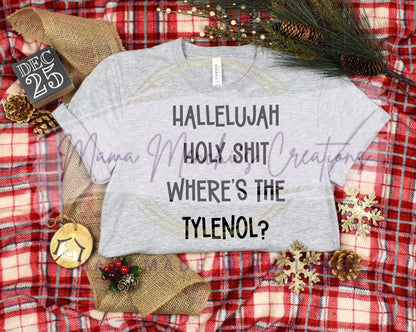 Where's the Tylenol Christmas Vacation Sublimation DTF PNG SVG Digital Download