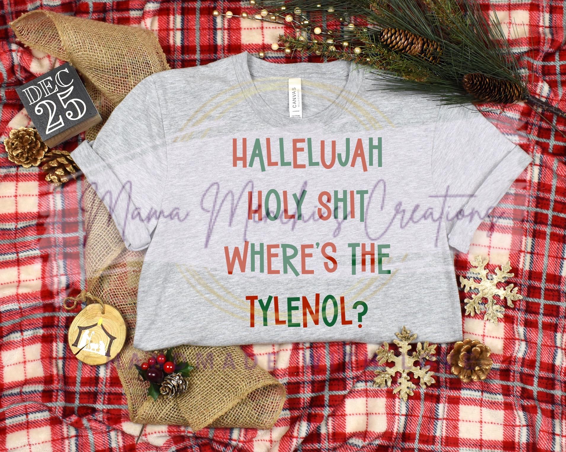 Where's the Tylenol Christmas Vacation Sublimation DTF PNG SVG Digital Download