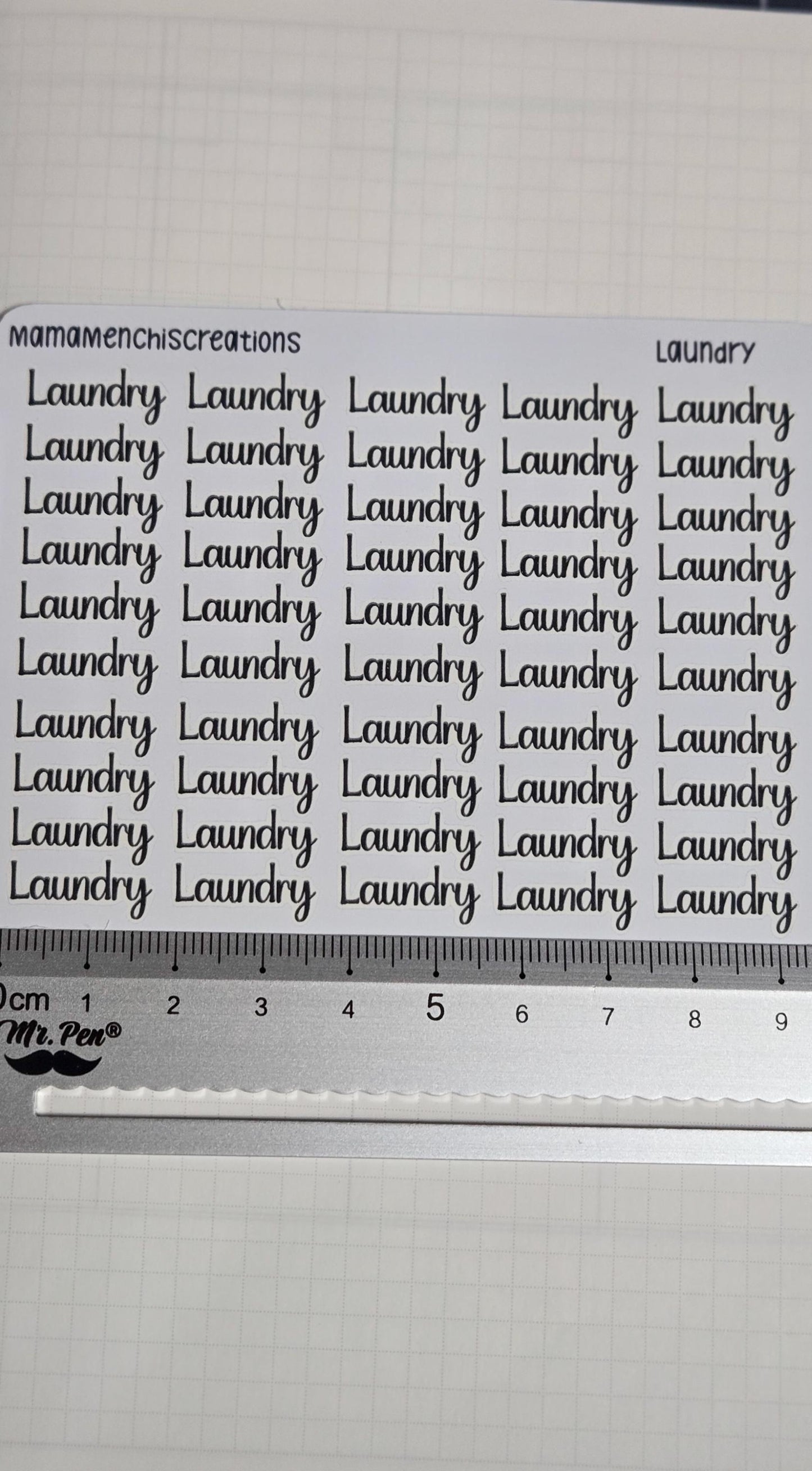 Laundry Sweary and non-sweary Bujo Journal Planner Functional Sticker Sheet
