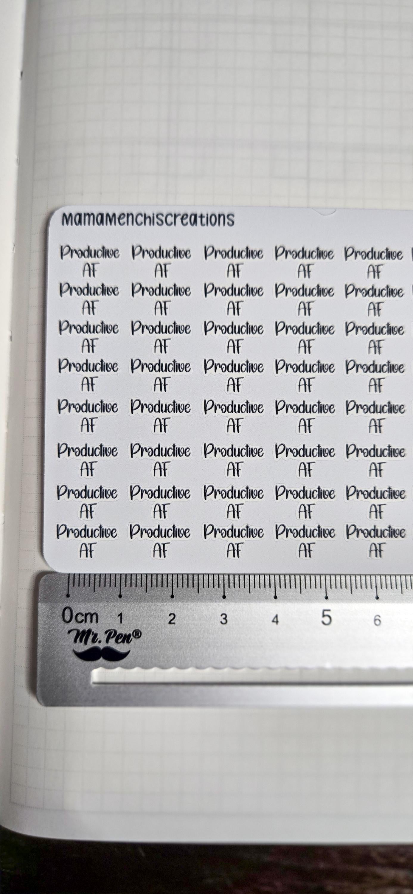 Productive/ Unproductive Sweary Tracker Bujo Journal Planner Functional Sticker Sheet
