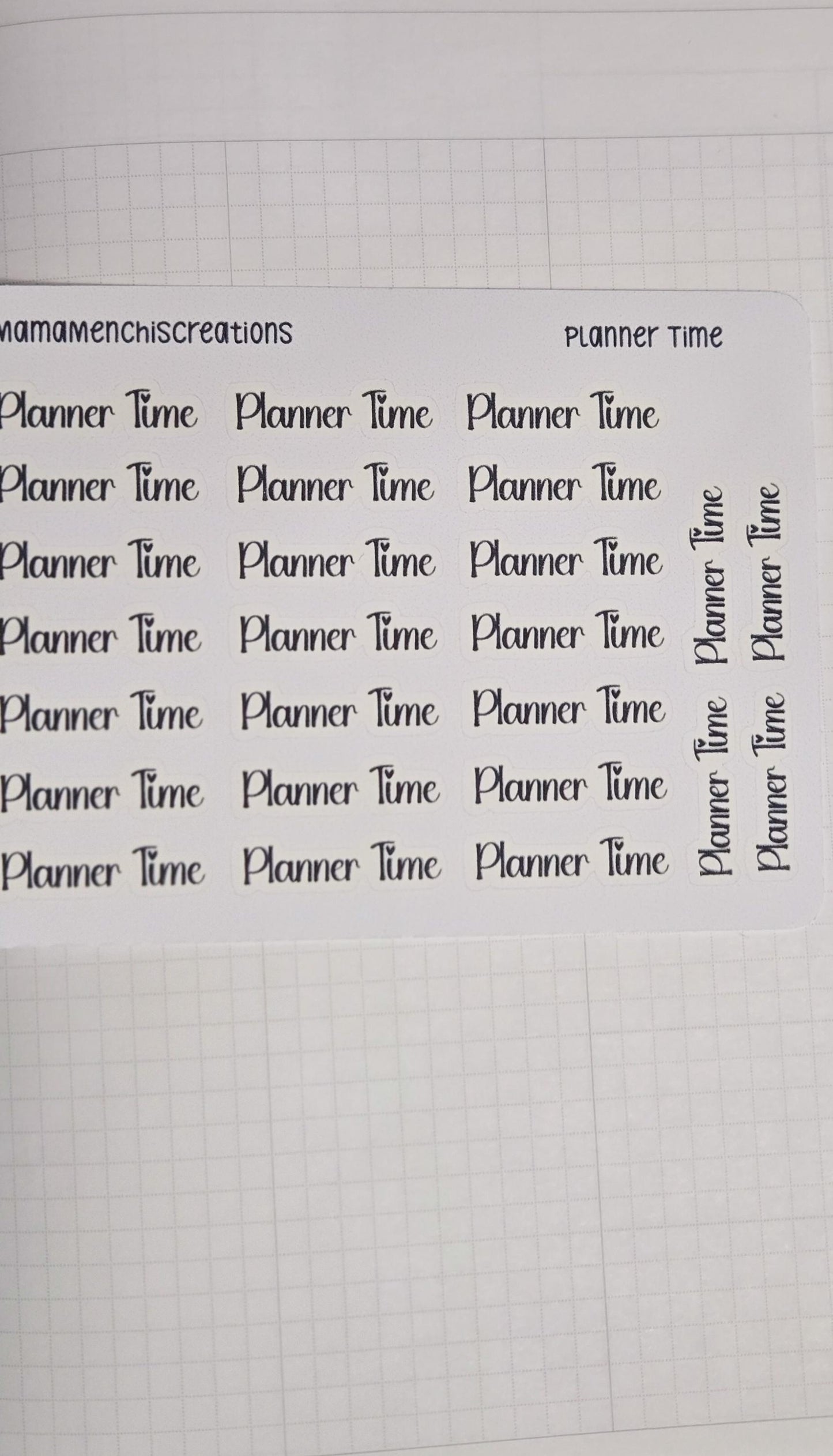 Planner Time Tracker Bujo Journal Planner Functional Sticker Sheet