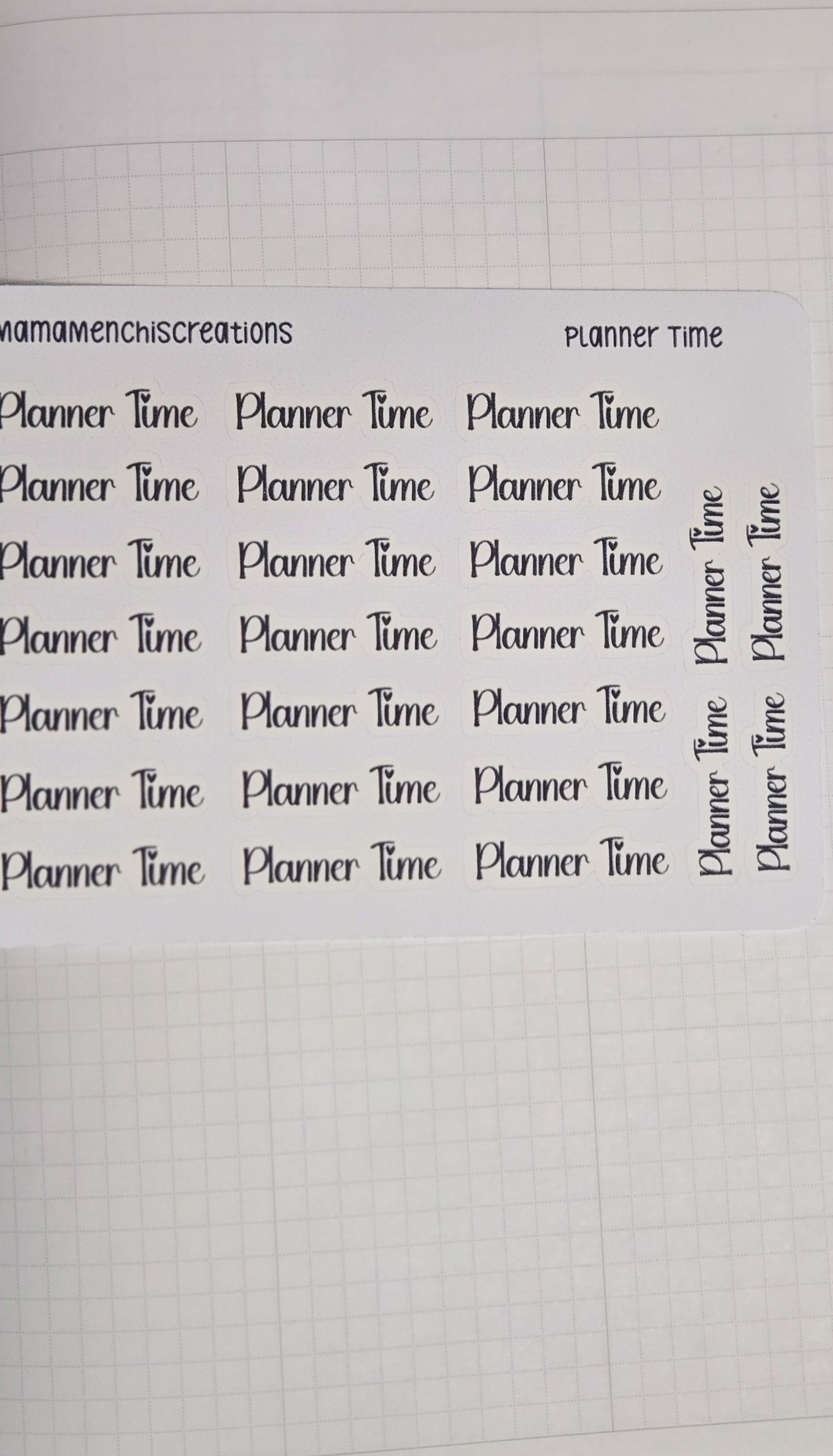 Planner Time Tracker Bujo Journal Planner Functional Sticker Sheet