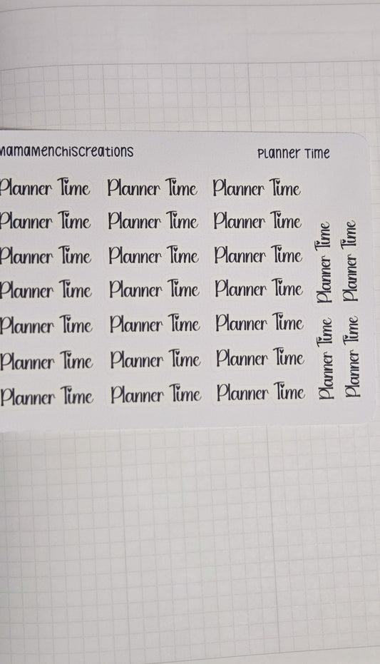 Planner Time Tracker Bujo Journal Planner Functional Sticker Sheet