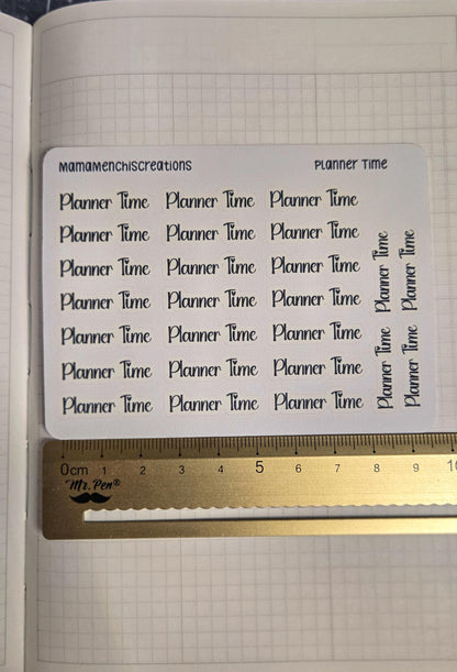 Planner Time Tracker Bujo Journal Planner Functional Sticker Sheet