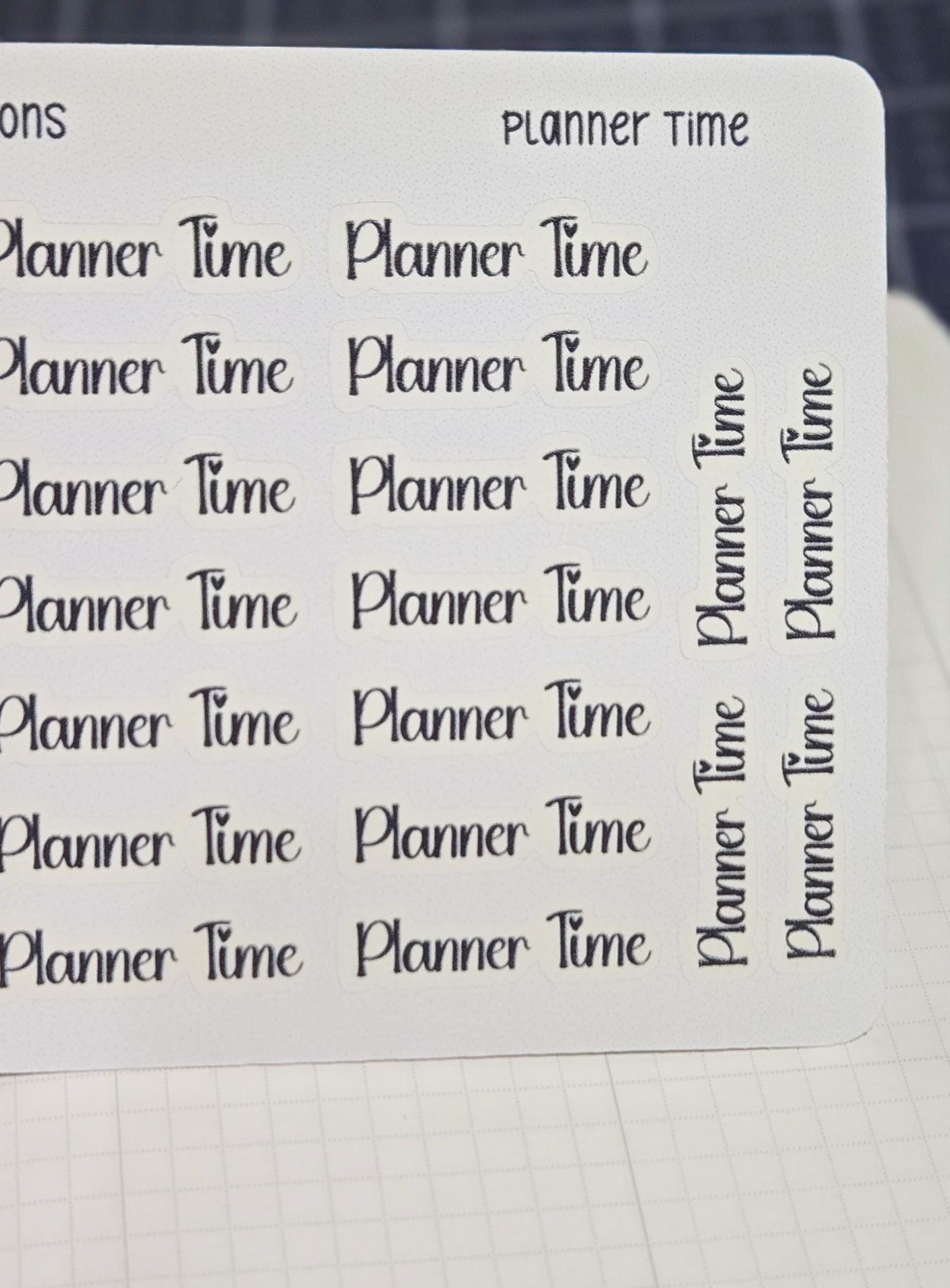 Planner Time Tracker Bujo Journal Planner Functional Sticker Sheet