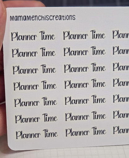 Planner Time Tracker Bujo Journal Planner Functional Sticker Sheet