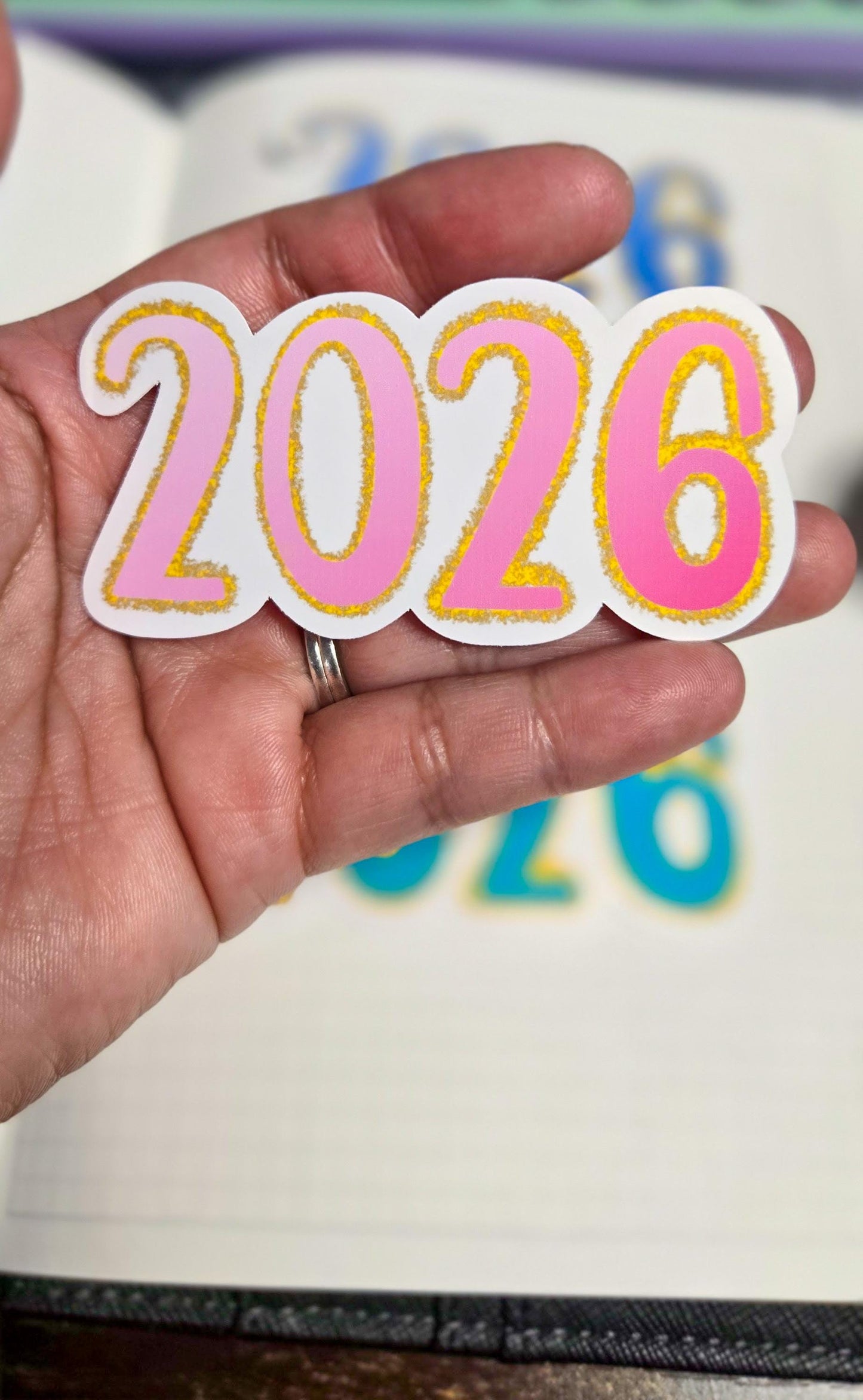 2026 Soft and Dreamy Vibes Die Cut Journal Planner Deco Sticker