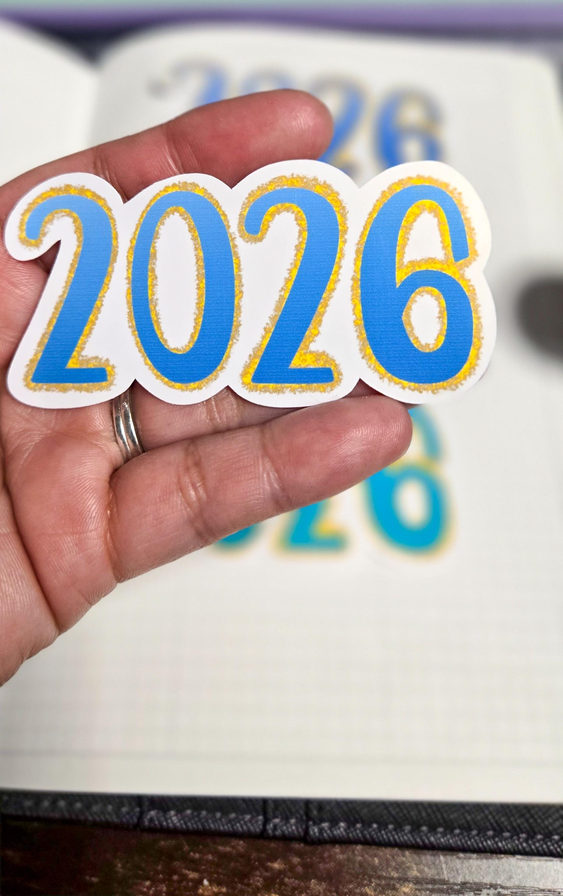 2026 Soft and Dreamy Vibes Die Cut Journal Planner Deco Sticker