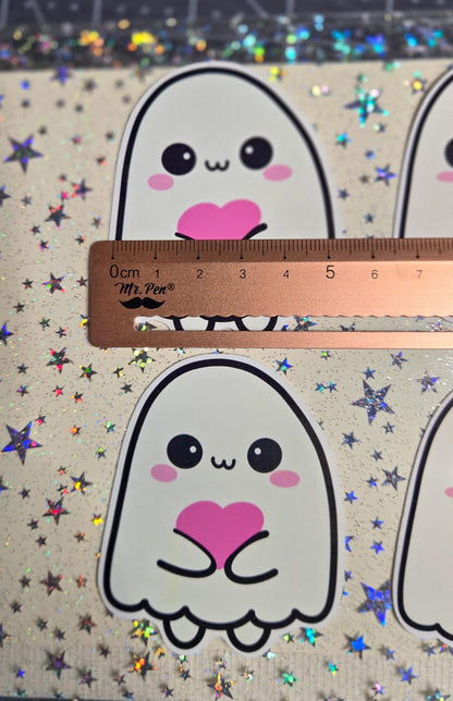 Ghost Stickers | Heart & Flower, Bujo Planner Stickers