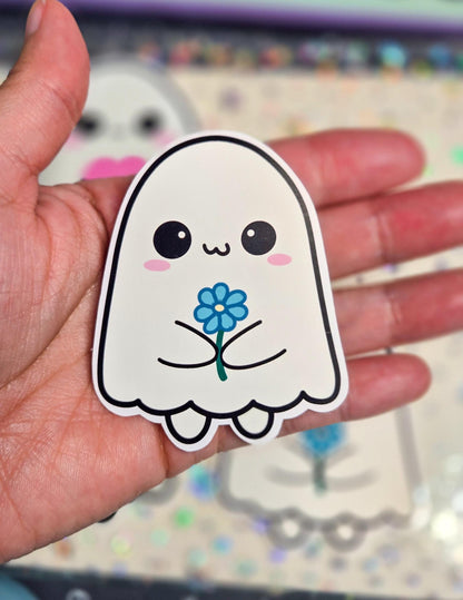 Ghost Stickers | Heart & Flower, Bujo Planner Stickers