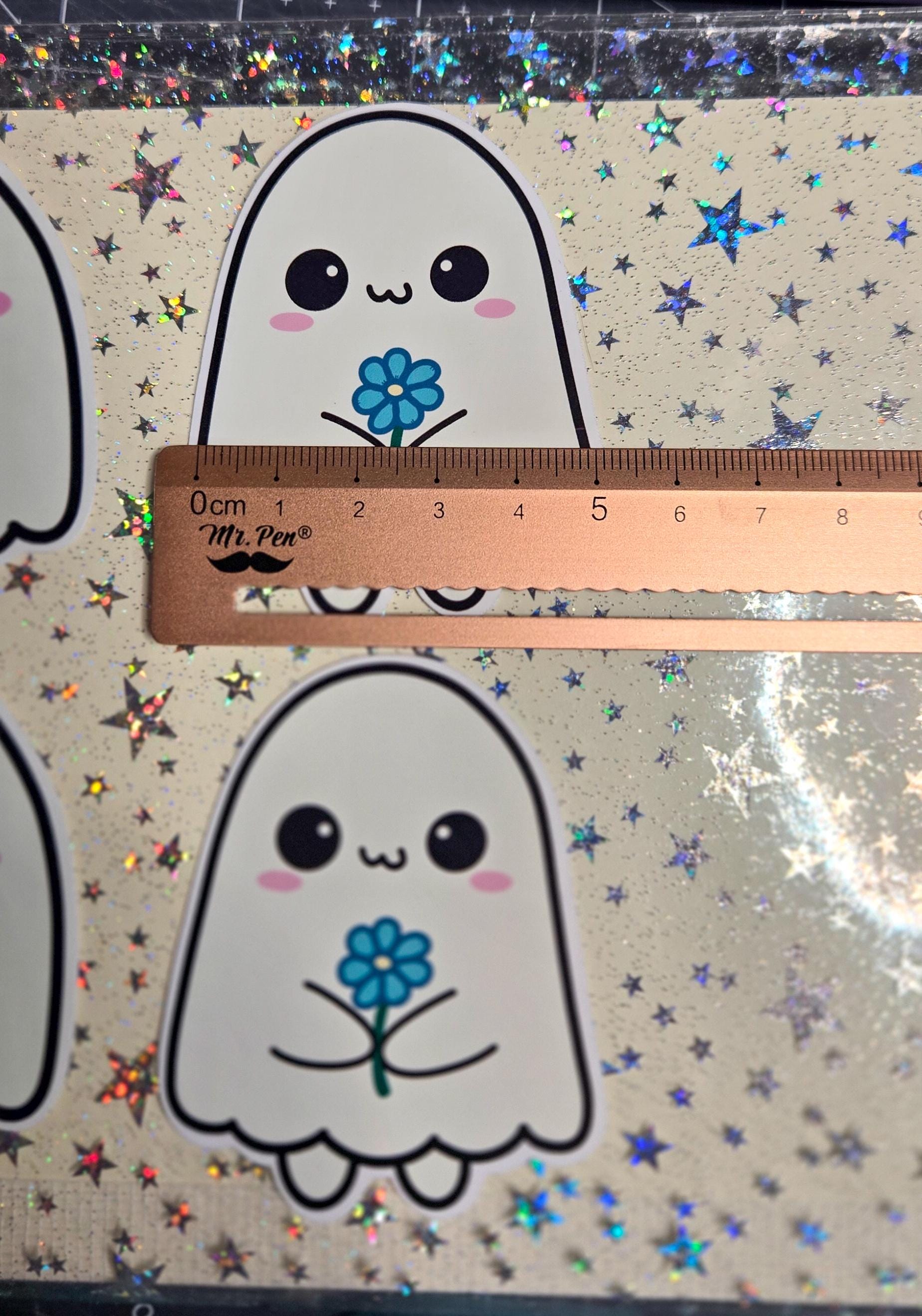 Ghost Stickers | Heart & Flower, Bujo Planner Stickers