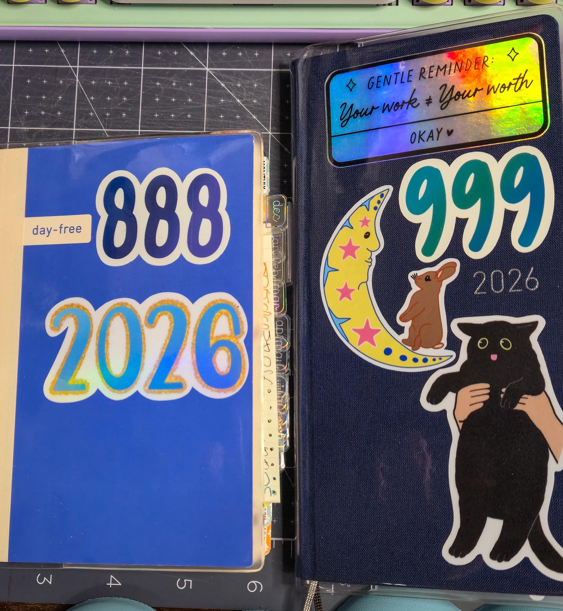 Angel Number Manifestation Glossy Die Cut Bujo Journal Planner Laptop Sticker
