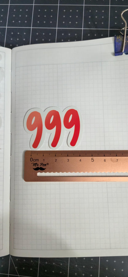 Angel Number Manifestation Glossy Die Cut Bujo Journal Planner Laptop Sticker