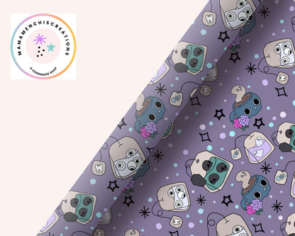Spooky Ghost Teas 12x12 Repeating Pattern PNG JPG digital paper Digital Download