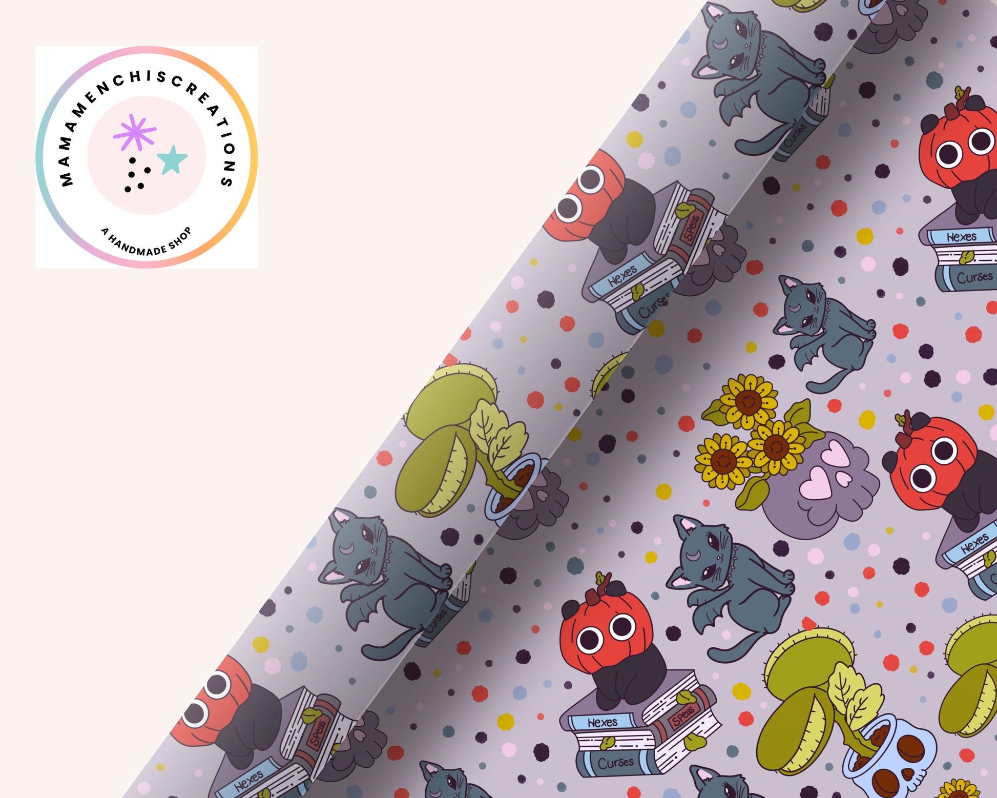 Morbid Plants 12x12 Repeating Digital Paper Sublimation DTF PNG Digital Download
