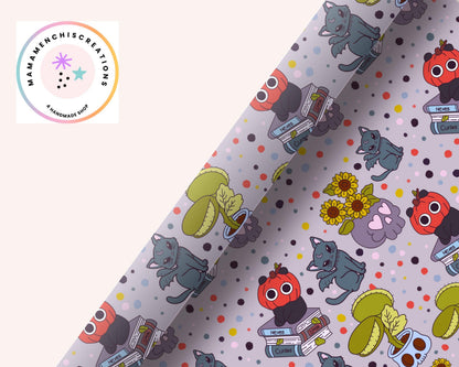 Morbid Plants 12x12 Repeating Digital Paper Sublimation DTF PNG Digital Download
