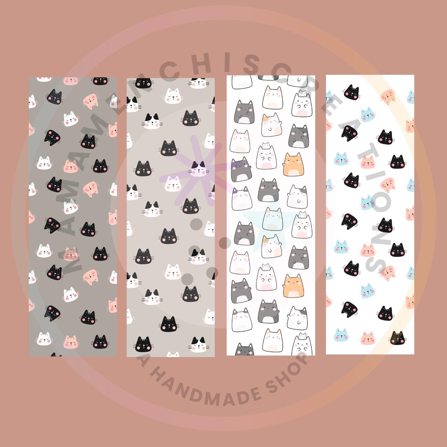 Neutral Kitties Refillable Retractable Gel Pen