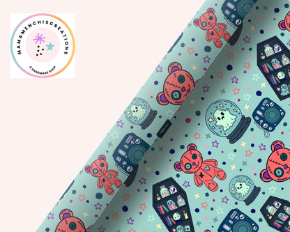 Bookish Ghosts 12x12 Repeating Pattern Digital Paper Sublimation DTF PNG Digital Download