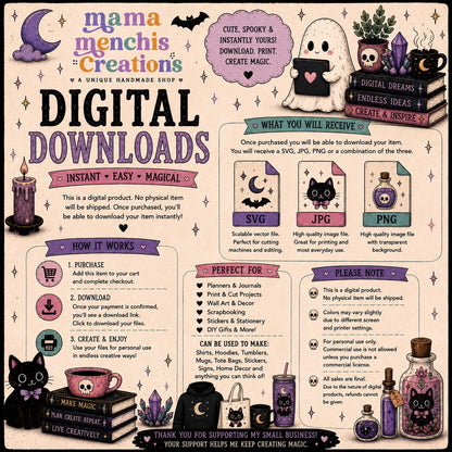 Morbid Plants 12x12 Repeating Digital Paper Sublimation DTF PNG Digital Download