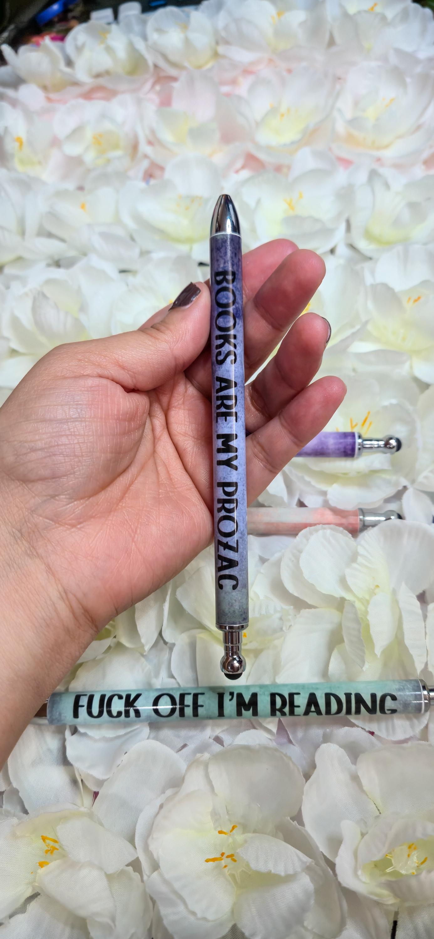 Bookish Book Lover Refillable Gel Pen