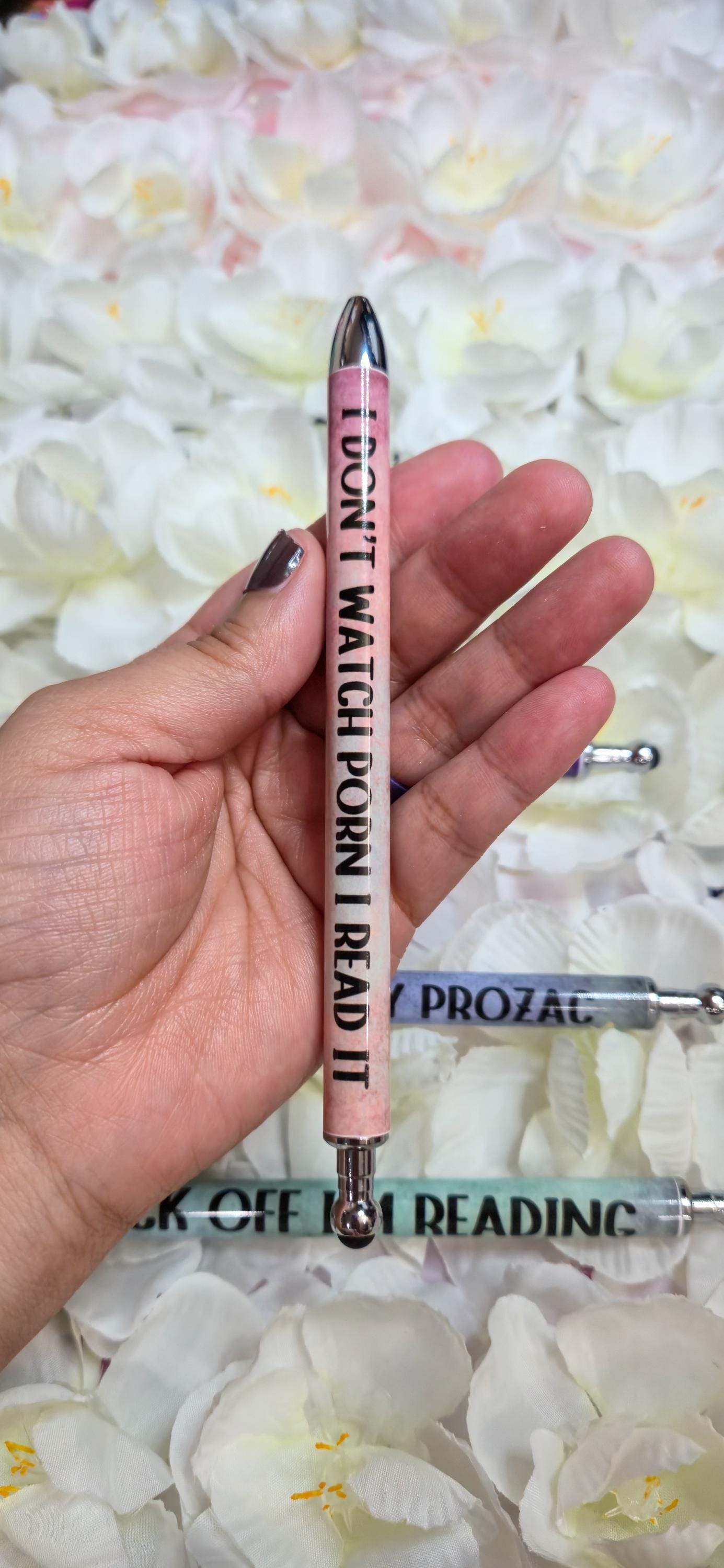 Bookish Book Lover Refillable Gel Pen