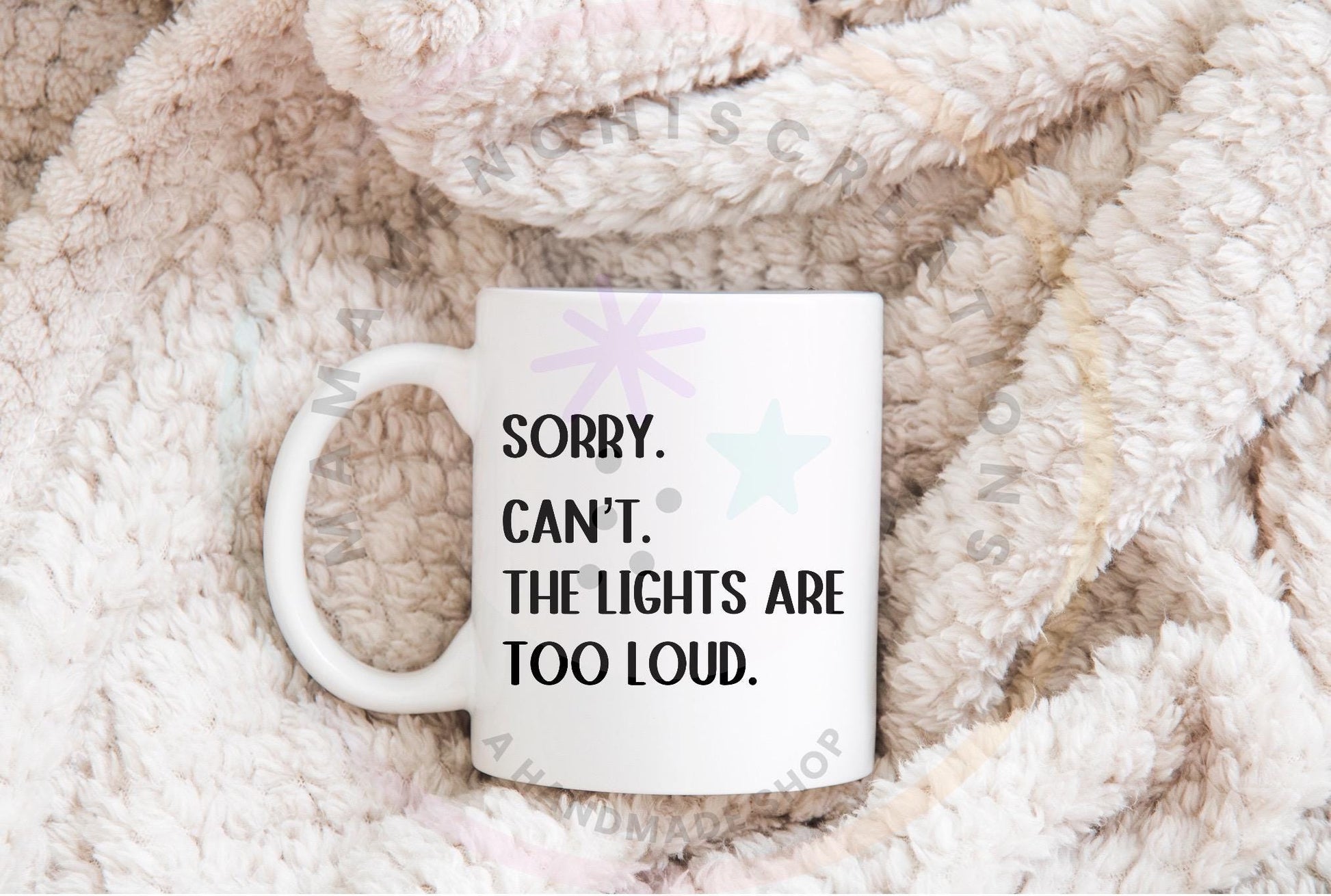 Lights are Too Loud Sublimation DTF PNG Digital Download