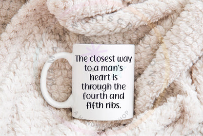 Closest Way to a Mans Heart Sublimation PNG SVG Digital Download