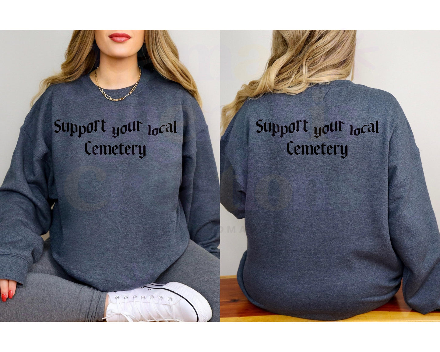 Support Your Local Cemetery DTF PNG SVG Digital Download