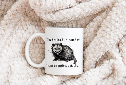 Anixety Attack Possum Mental Health Sublimation DTF PNG Digital Download