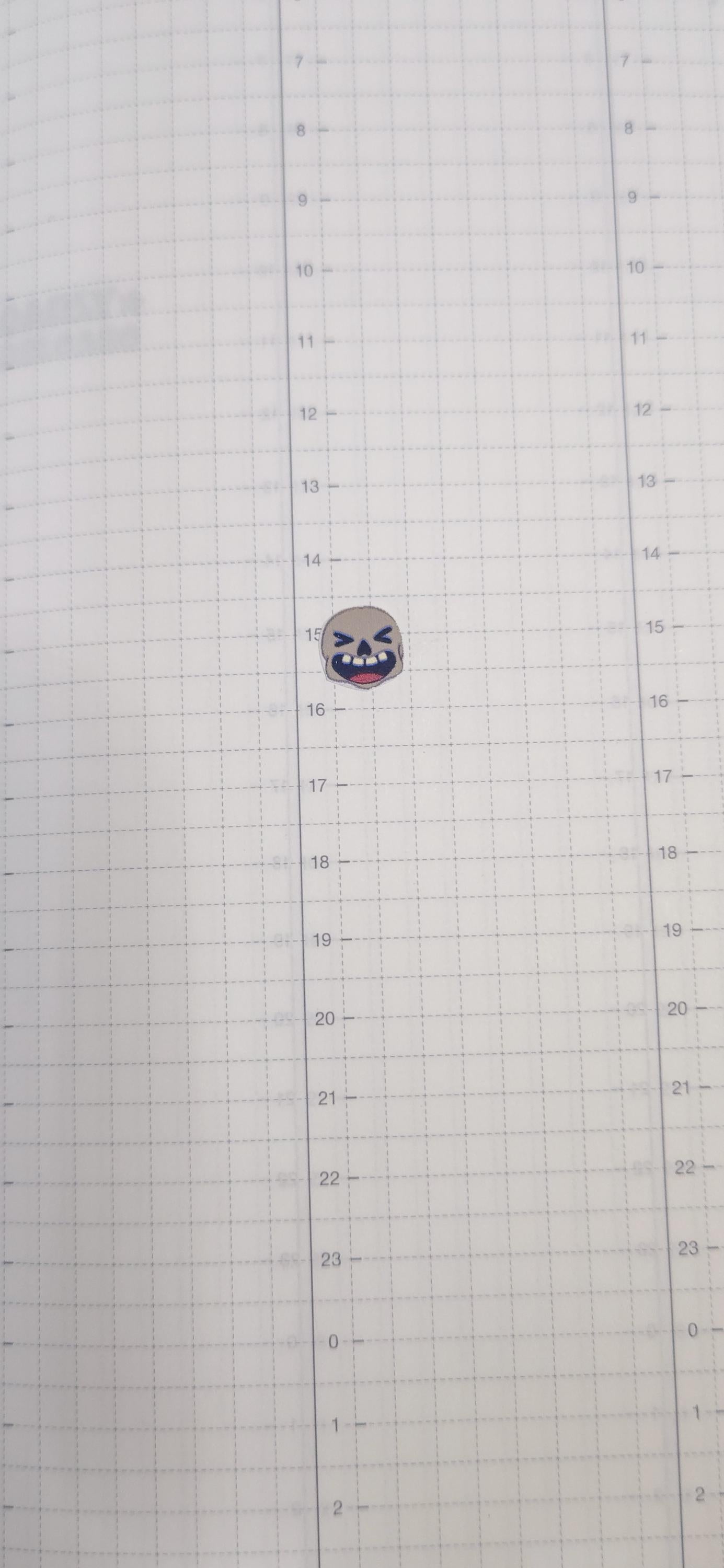 Tiny Skull Emojis Matte Bujo Journal Planner deco Sticker Sheet