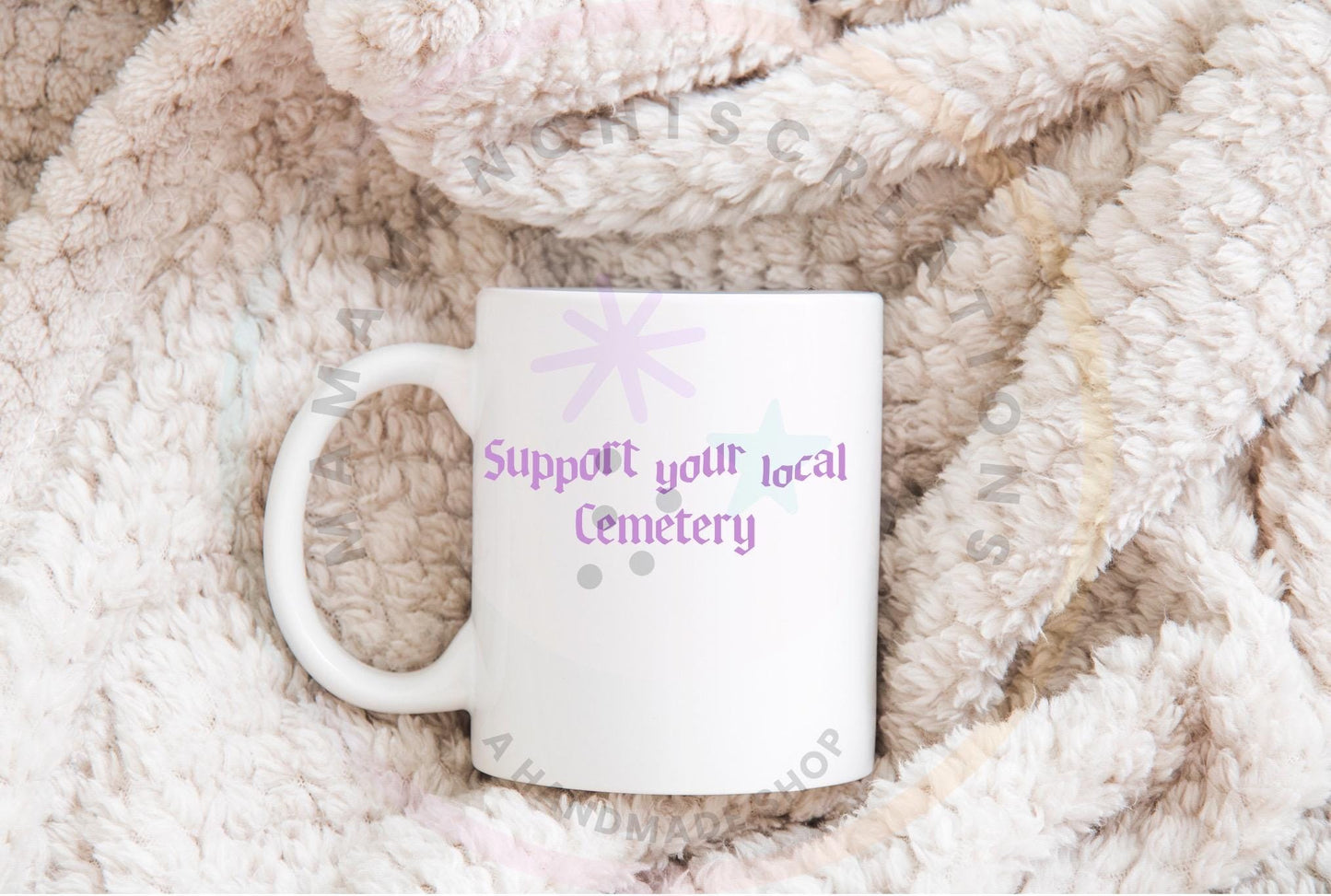 Support Your Local Cemetery DTF PNG SVG Digital Download