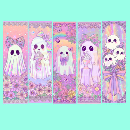 Pastel Ghosts and Flowers Refillable Gel Pen
