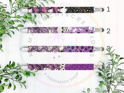 Ghosts and Skulls Halloween Refillable Gel Pen