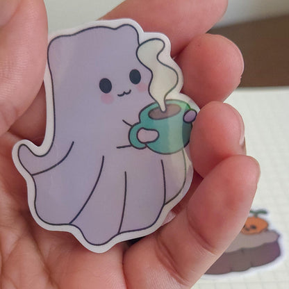 Haunted Harvest Holographic Sticker Flakes Set Bujo Planner Laptop Sticker
