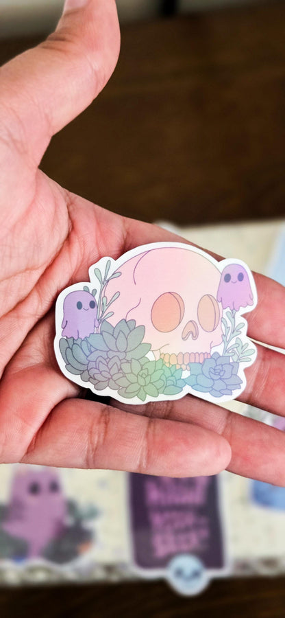 Ghostly Fall Holographic Sticker Flakes Set Bujo Planner Laptop Sticker