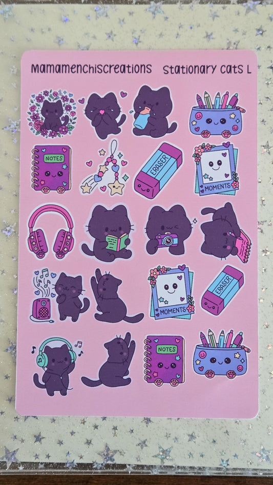 Summer Vacation Vibes Matte Bujo Journal Planner deco Sticker Sheet