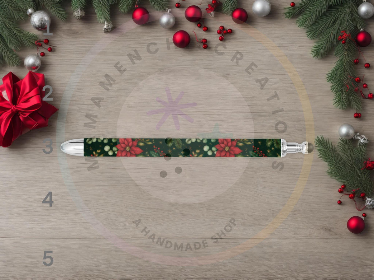 Christmas Winter Scenery Refillable Gel Pen