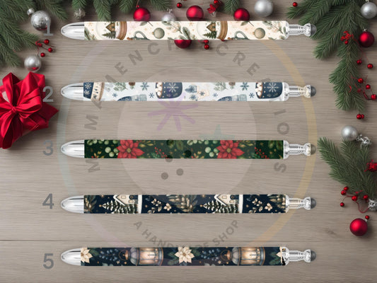 Christmas Winter Scenery Refillable Gel Pen