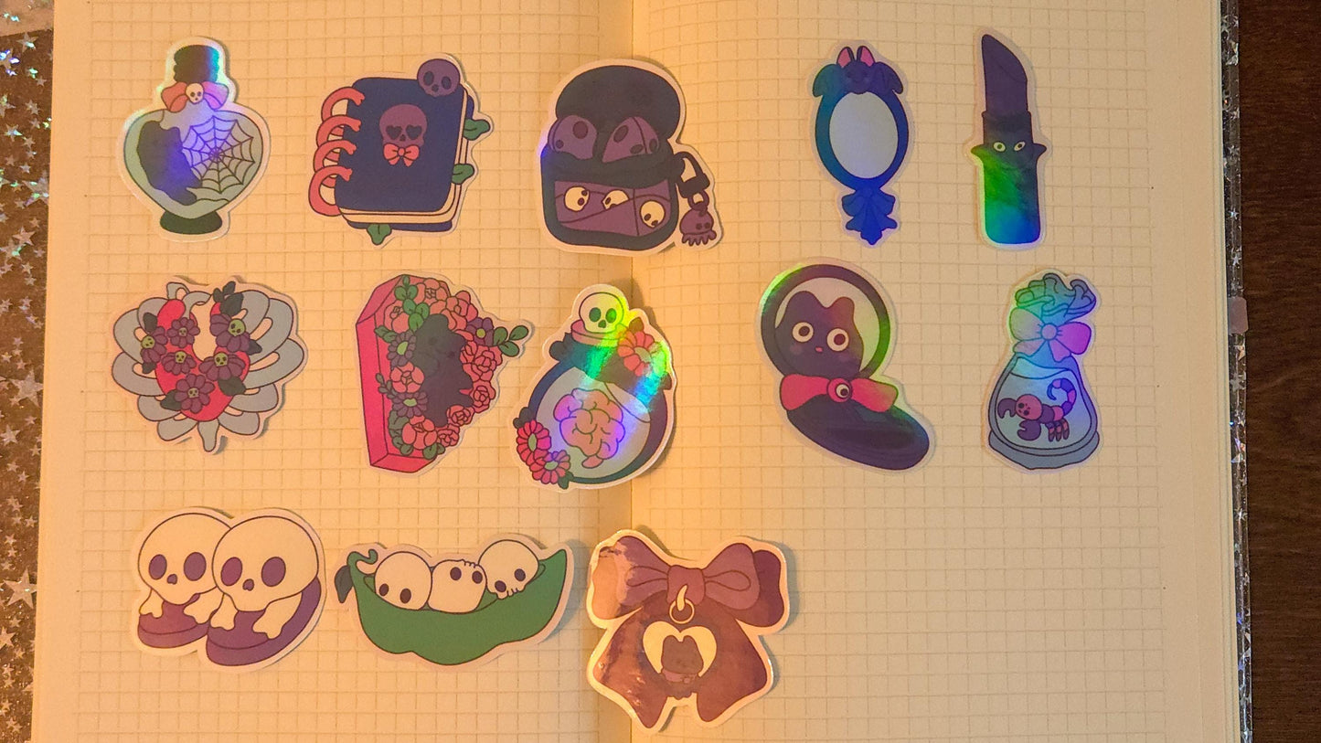 Holographic Sticker Flakes Bujo Journal Planner Laptop Sticker
